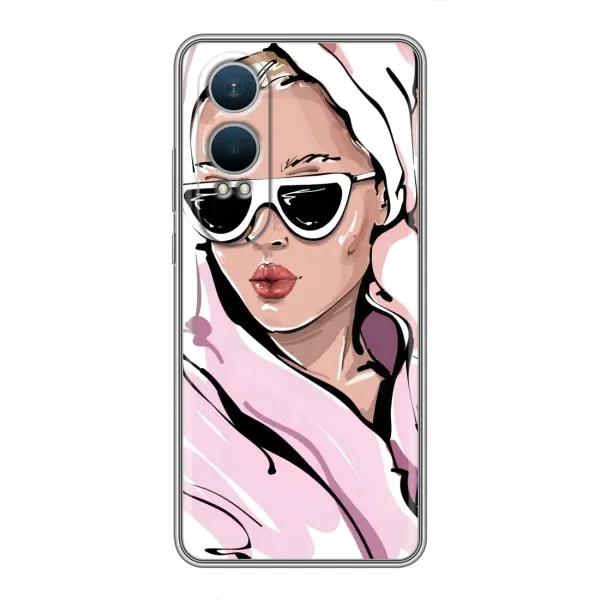 Чехол с рисунком «Девушка в халате» для OnePlus Nord CE4 Lite