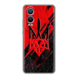 Чохли УПА (Червоно-Чорний) на OnePlus Nord CE4 Lite (Герб в кольорах УПА)