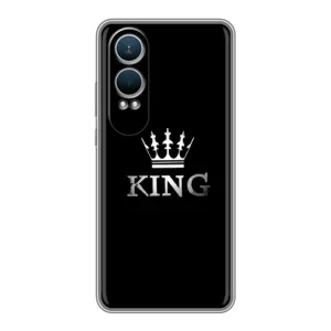 Чохол (Корона на чорному фоні) для ВанПлас Норд СЕ4 Лайт (KING)