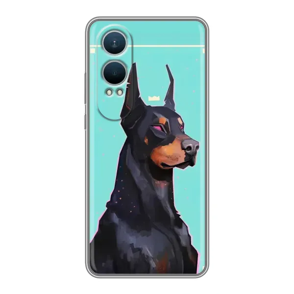 Чехол с рисунком «Король доберман» для OnePlus Nord CE4 Lite