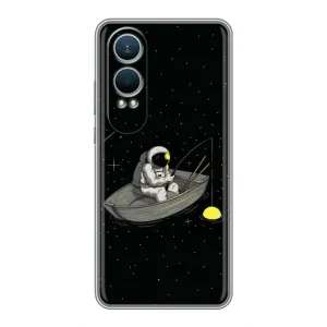 Силіконовый Чохол з принтом "Космонавти" на OnePlus Nord CE4 Lite (Космонавт на рибалці)