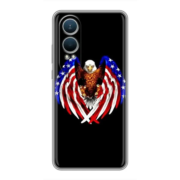 Чехол с рисунком «Крылья США» для OnePlus Nord CE4 Lite