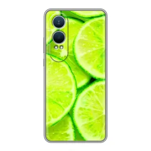 Чехол с изображением вкусной еды для OnePlus Nord CE4 Lite (Лайм)