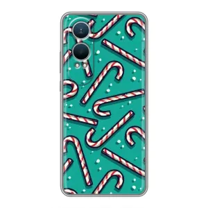 Силіконовий бампер на різдво для OnePlus Nord CE4 Lite (Льодяники)
