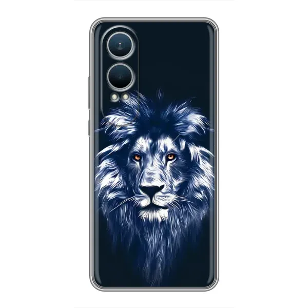 Чехол с рисунком «Лев - синий» для OnePlus Nord CE4 Lite Чехол с рисунком «Лев - синий» для OnePlus Nord CE4 Lite