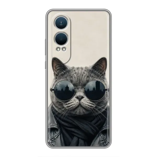 Чехол с рисунком «Модный кот» для OnePlus Nord CE4 Lite Чехол с рисунком «Модный кот» для OnePlus Nord CE4 Lite