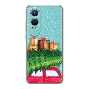 Чехол Новогодняя Елка на OnePlus Nord CE4 Lite (Новогодние подарки)