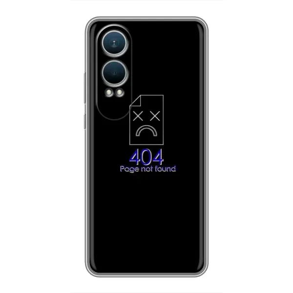 Чехол с рисунком «Ошибка 404» для OnePlus Nord CE4 Lite Чехол с рисунком «Ошибка 404» для OnePlus Nord CE4 Lite