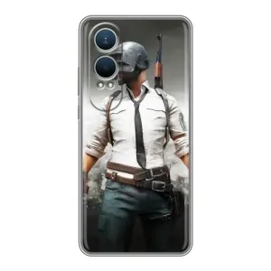 Силиконовый чехол с картинкой "Герой Pubg" на OnePlus Nord CE4 Lite (Пабг)