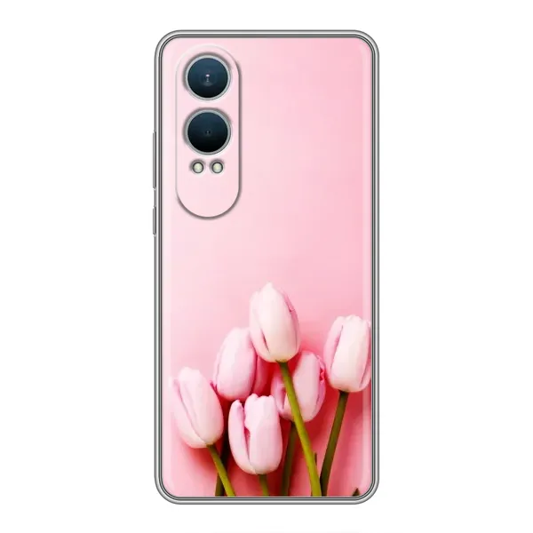 Чехол с рисунком «Розовые тюльпаны» для OnePlus Nord CE4 Lite Чехол с рисунком «Розовые тюльпаны» для OnePlus Nord CE4 Lite