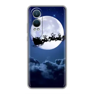 Чохол Санта Клаус для OnePlus Nord CE4 Lite (Санта - місяць)