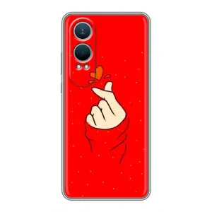 Чохол (Знак сердечка) для OnePlus Nord CE4 Lite (Сердечко на червоному)