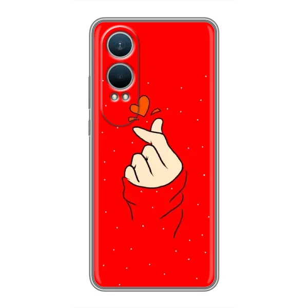 Чехол с рисунком «Сердце на красном» для OnePlus Nord CE4 Lite Чехол с рисунком «Сердце на красном» для OnePlus Nord CE4 Lite