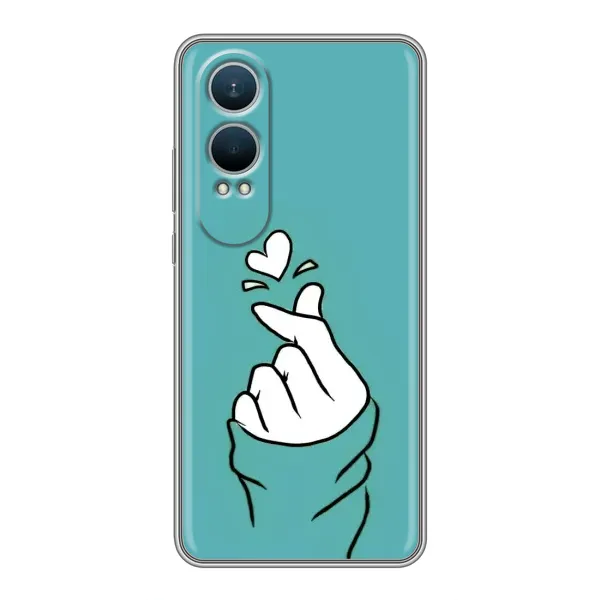 Чехол с рисунком «Сердечко на бирюзовом» для OnePlus Nord CE4 Lite Чехол с рисунком «Сердечко на бирюзовом» для OnePlus Nord CE4 Lite