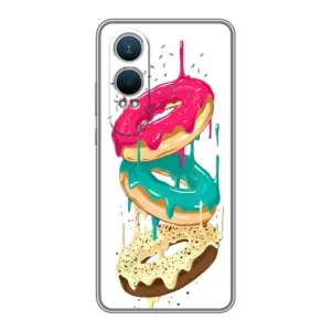 Чехол с изображением вкусной еды для OnePlus Nord CE4 Lite (Сочные пончики)