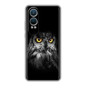 Чохли з принтом СОВИ для OnePlus Nord CE4 Lite (Сова на чорному)