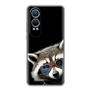 Силіконовий Чохол з Энотами на OnePlus Nord CE4 Lite (Стильний Єнот)