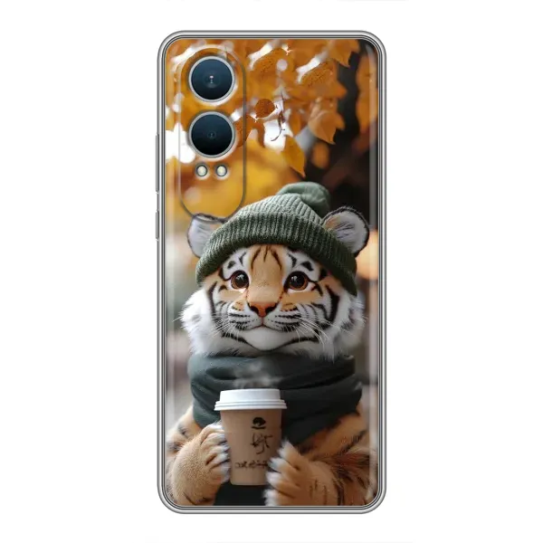 Чехол с рисунком «Тигр с кофе» для OnePlus Nord CE4 Lite Чехол с рисунком «Тигр с кофе» для OnePlus Nord CE4 Lite