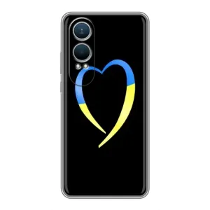 Силиконовый Чехол на OnePlus Nord CE4 Lite (Я-Украина) (Украинское сердце)