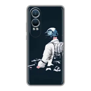 Силиконовый чехол с картинкой "Герой Pubg" на OnePlus Nord CE4 Lite (В экиперовке)