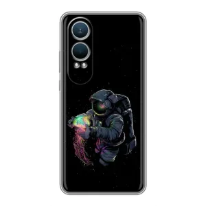 Силиконовый Чехол с принтом "Космонавты" на OnePlus Nord CE4 Lite (В руках земля)