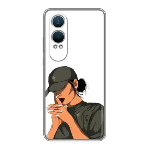 Силіконовый Чохол на OnePlus Nord CE4 Lite з картинкой Модных девушек (У зеленому)