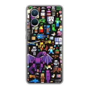 Чехол майнкрафт для OnePlus Nord CE4 Lite (Все персонажи)