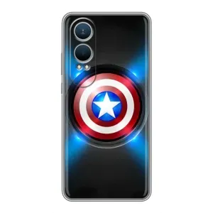 Чехол с Щитом Капитана Америки на OnePlus Nord CE4 Lite (Яркий Щит Капитана)