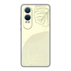 Чохол квітковий дизайн для OnePlus Nord CE4 Lite (Зелений фон)