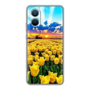 Чохли з картинкою (Тюльпани) на ВанПлас Норд СЕ4 Лайт (Жовті тюльпани)