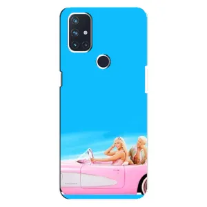 Силиконовый Чехол Барби Фильм на OnePlus Nord N10 5G (Барби и Кен)