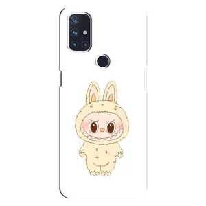 Чехол с принтом Лабубу для OnePlus Nord N10 5G (Бежевый Лабубу)