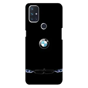 Силіконовий бампер з картинкою машини на OnePlus Nord N10 5G (Чорний BMW)