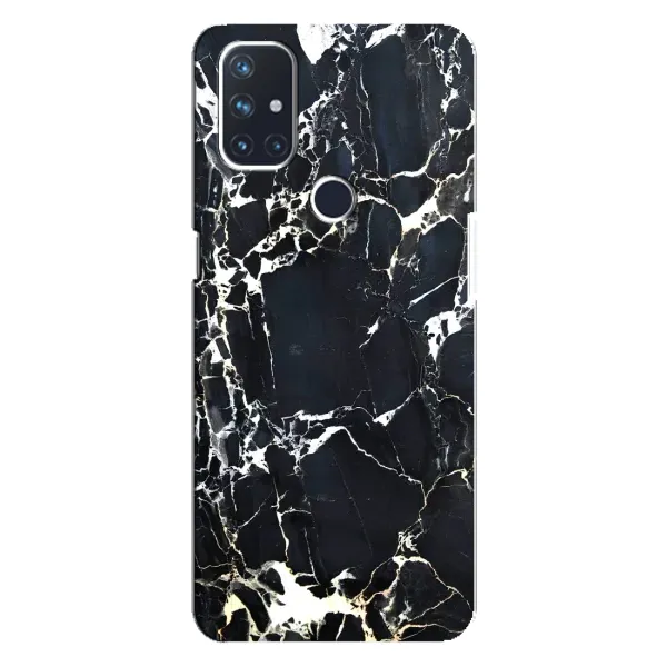Чехол с рисунком «Чёрный мрамор» для OnePlus Nord N10 5G Чехол с рисунком «Чёрный мрамор» для OnePlus Nord N10 5G