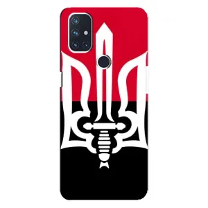 Чехлы УПА (Красно-Чёрный) на OnePlus Nord N10 5G (Герб Украины)