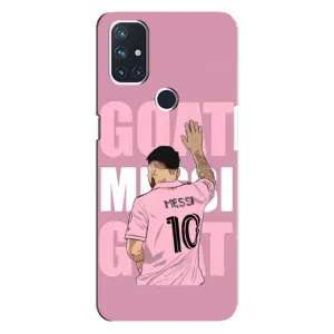 Чехлы Лео Месси в Майами на OnePlus Nord N10 5G (GOAT MESSI)