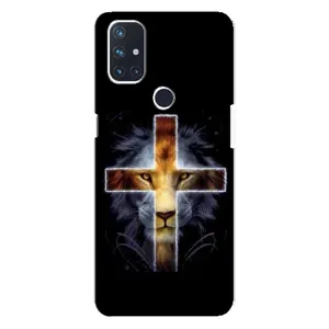 Чехлы для ВанПлас Норд Н10 (5G) (Крест Иисуса) (Иисус Лев)