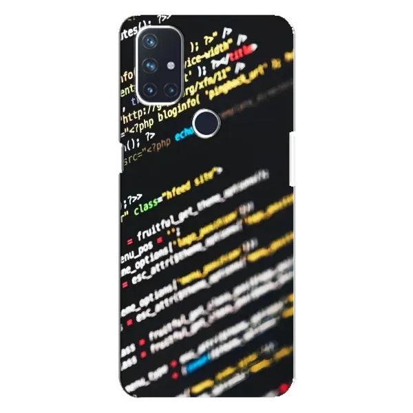 Чехол с рисунком «Код» для OnePlus Nord N10 5G Чехол с рисунком «Код» для OnePlus Nord N10 5G
