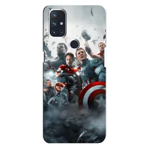 Чехол Супергерои Марвел на ВанПлас Норд Н10 (5G) (Команда марвел)