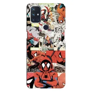 Чехол Супергерой Человека Паука на OnePlus Nord N10 5G (Комикс Паука)