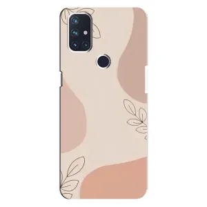 Чохол квітковий дизайн для OnePlus Nord N10 5G (Кориневий фон)