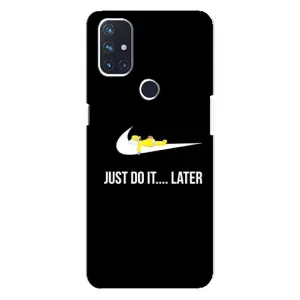 Силиконовый Чехол на OnePlus Nord N10 5G с картинкой Nike (Later)