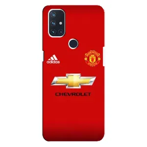 Силиконовые Чехлы принт Футбол на OnePlus Nord N10 5G (Man United)