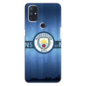 Силиконовые Чехлы принт Футбол на OnePlus Nord N10 5G (ManCity)
