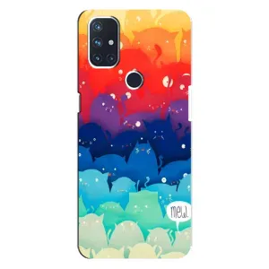 Силиконовый чехол с котиком для OnePlus Nord N10 5G (Mew)