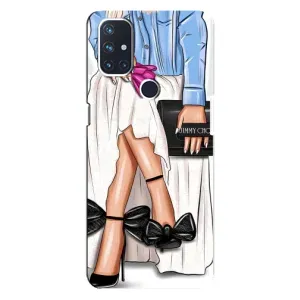 Силиконовый Чехол на OnePlus Nord N10 5G с картинкой Стильных Девушек (Мода)