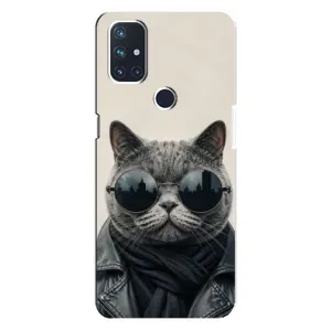 Чехол на тематику: Коты для OnePlus Nord N10 5G (Модный кот)