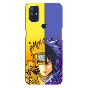 Купить Чехлы на телефон с принтом Anime для OnePlus Nord N10 5G (Naruto Vs Sasuke)