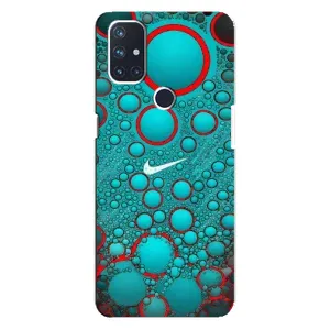 Силиконовый Чехол на OnePlus Nord N10 5G с картинкой Nike (Найк зеленый)