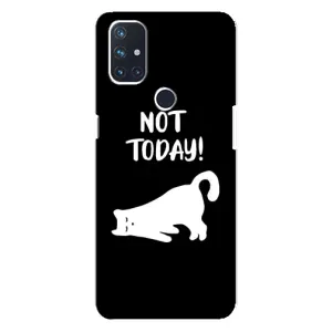 Бампер с изображением Котиков для ВанПлас Норд Н10 (5G) (Not Today)